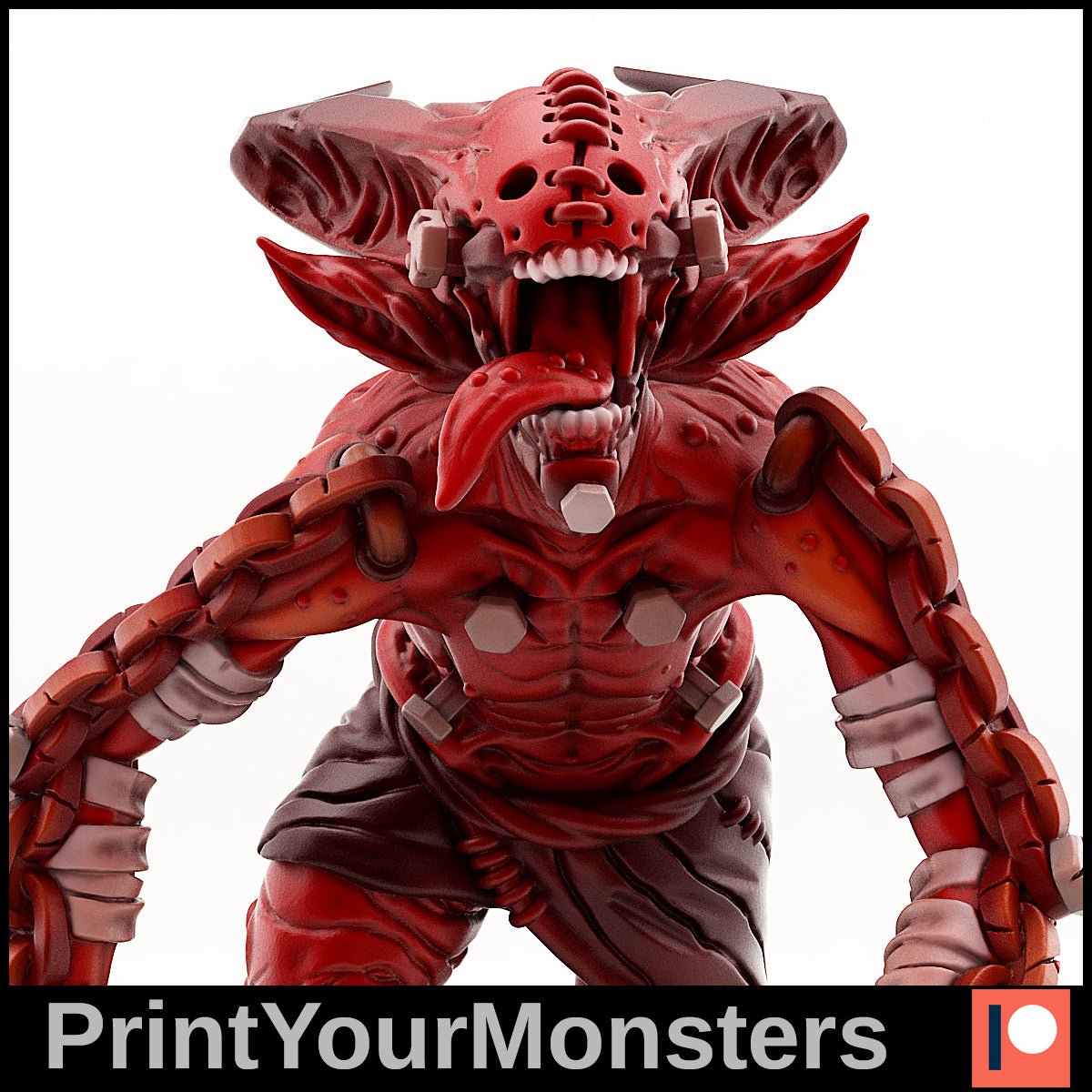 Demon Berserker, 28/32mm resin miniatures for TTRPG and wargames - Ravenous Miniatures