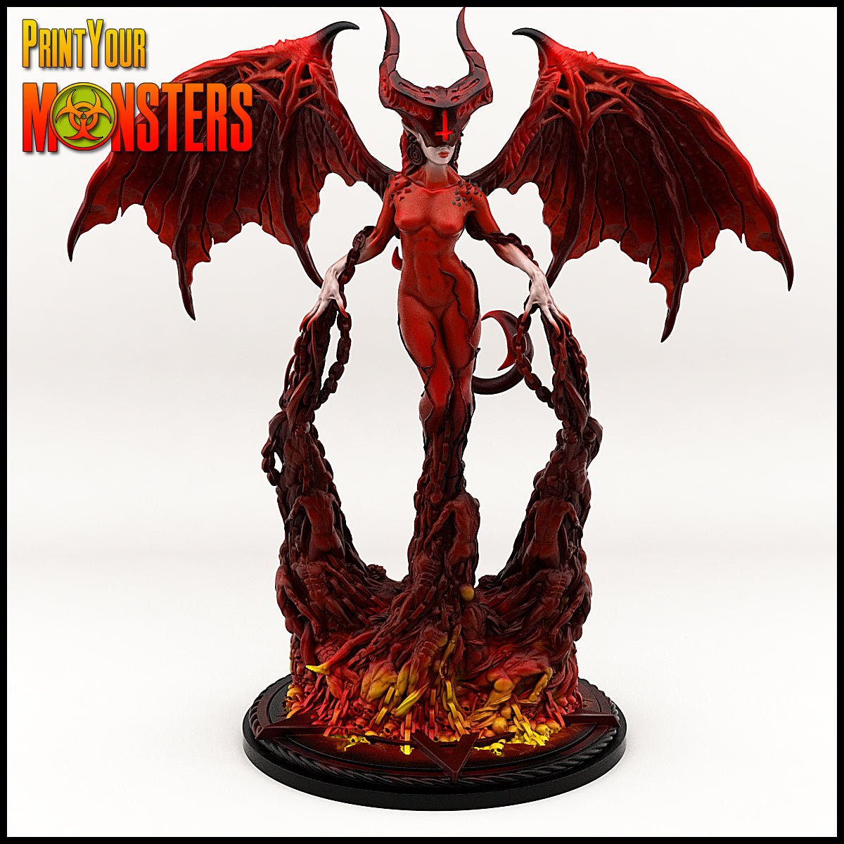 Demon pack (28-50mm), (28/32mm) resin miniatures for TTRPG and wargames - Ravenous Miniatures