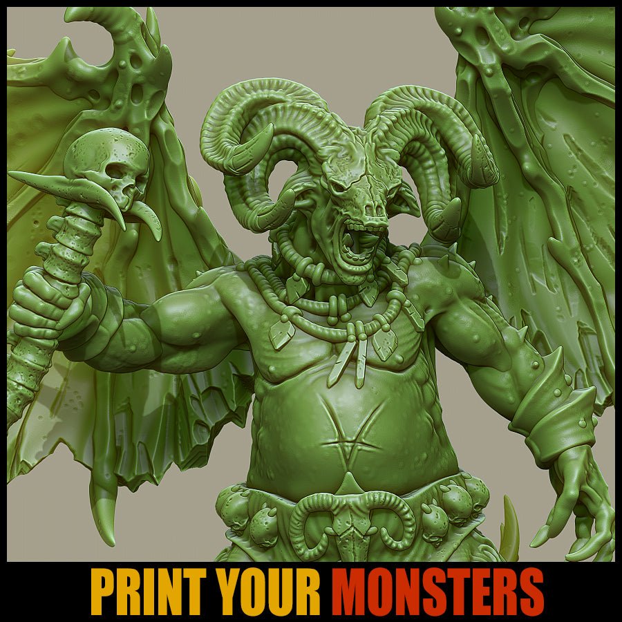 Demon pack (28-50mm), (28/32mm) resin miniatures for TTRPG and wargames - Ravenous Miniatures