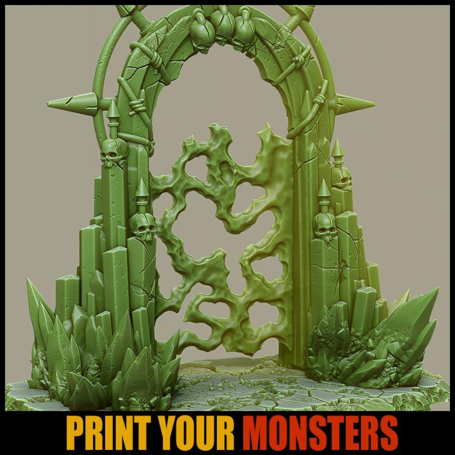 Demon portal, (28/32mm) resin miniatures for TTRPG and wargames - Ravenous Miniatures
