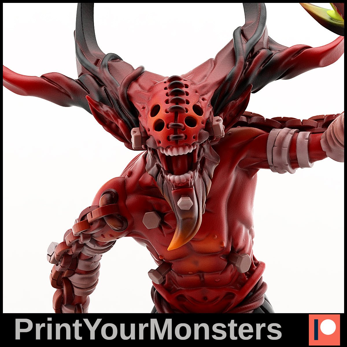 Demon Ragger, 28/32mm resin miniatures for TTRPG, wargames and painting - Ravenous Miniatures