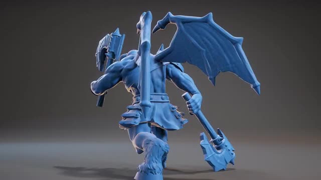 Demon, Resin miniatures 11:56 (28mm / 34mm) scale - Ravenous Miniatures