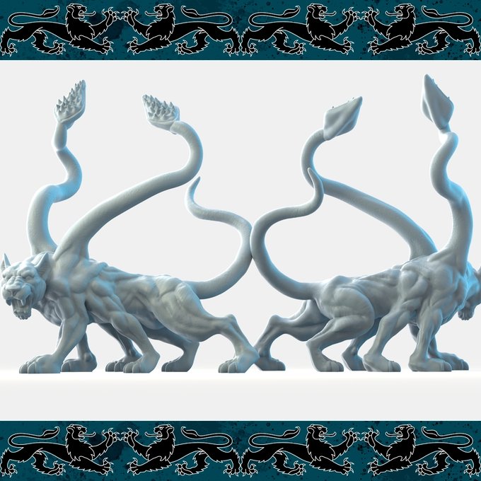 Displacement panther, Resin miniatures 11:56 (28mm / 32mm) scale - Ravenous Miniatures