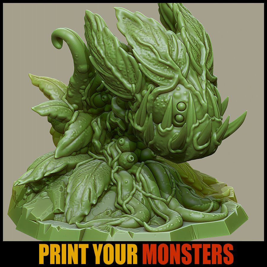 Dormant Baby Carnivorous plant (25mm), 28/32mm resin miniatures for TTRPG and wargames - Ravenous Miniatures