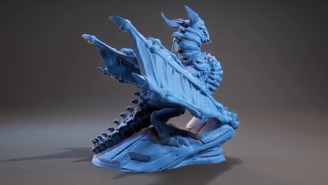 Dracolich, Resin miniatures 11:56 (28mm / 34mm) scale - Ravenous Miniatures