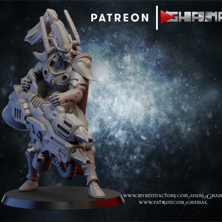 Elda Reapers, Resin miniatures 11:56 (28mm / 32mm) scale - Ravenous Miniatures