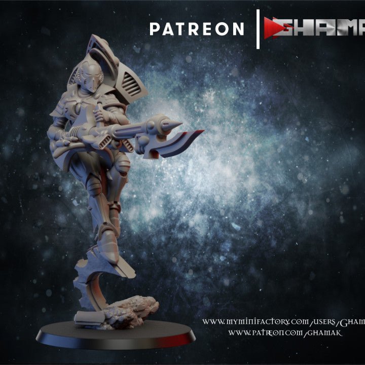 Elda specters, Resin miniatures 11:56 (28mm / 32mm) scale - Ravenous Miniatures