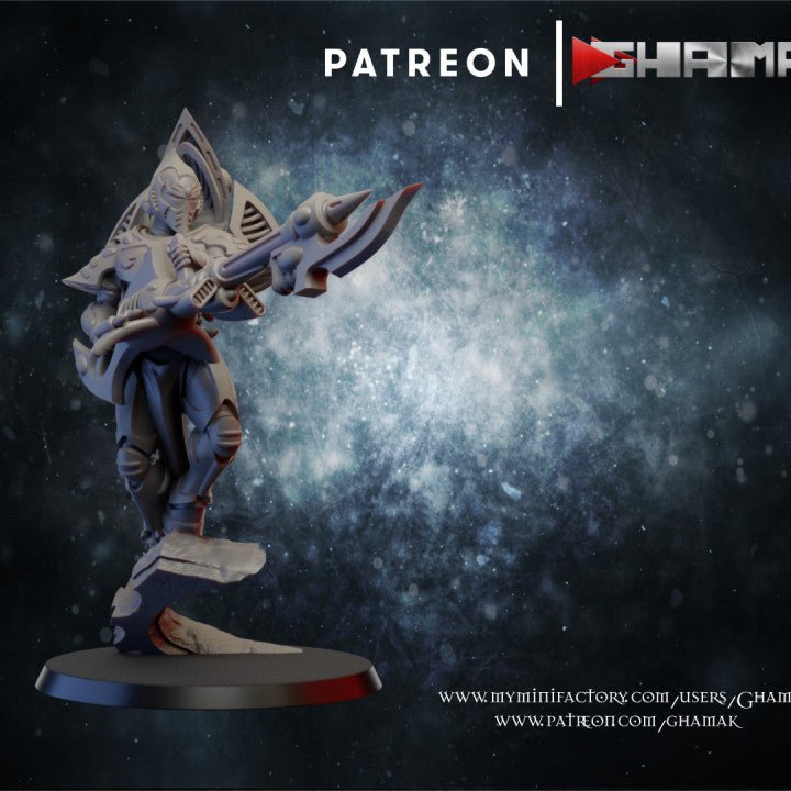 Elda specters, Resin miniatures 11:56 (28mm / 32mm) scale - Ravenous Miniatures