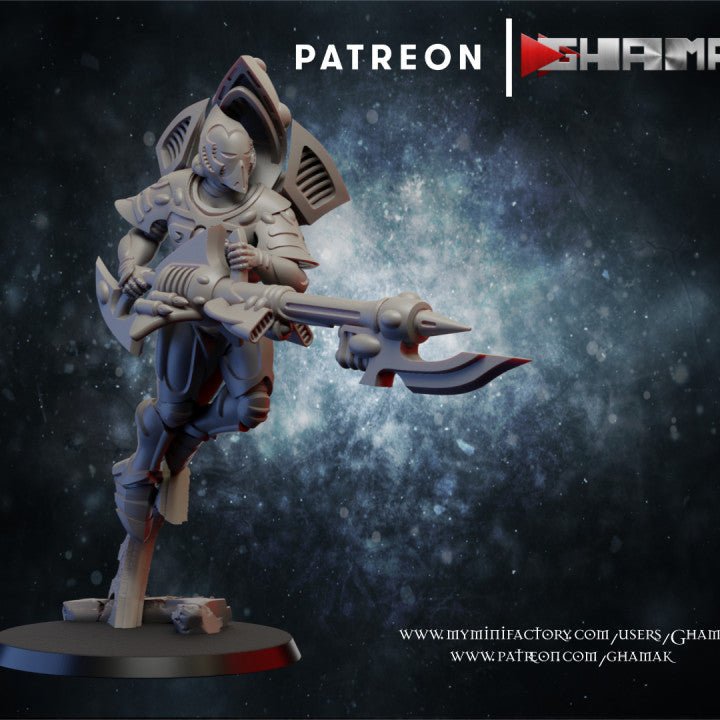 Elda specters, Resin miniatures 11:56 (28mm / 32mm) scale - Ravenous Miniatures