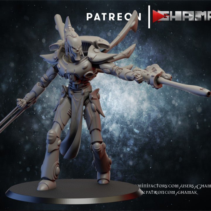 Elda Wraiths, Resin miniatures 11:56 (28mm / 32mm) scale - Ravenous Miniatures
