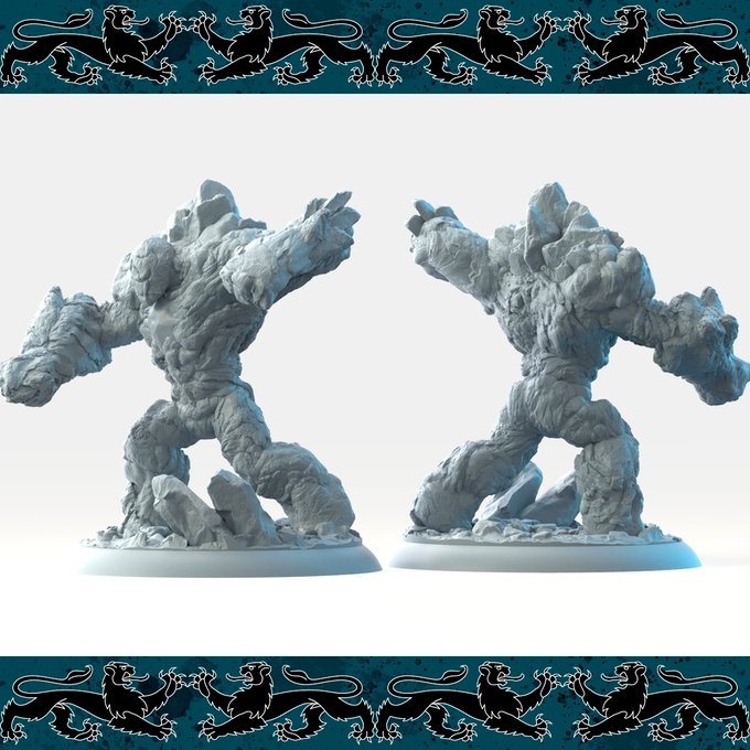 Elementals, Resin miniatures 11:56 (28mm / 34mm) scale - Ravenous Miniatures