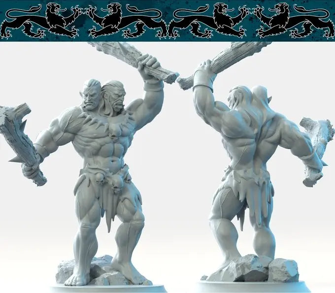 Ettin, Buy resin miniatures by Brayan Naffarrate - Ravenous Miniatures