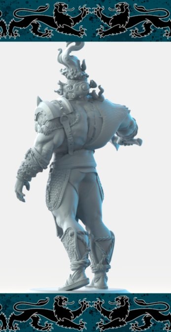 Fire giant, Buy Resin Miniatures by Brayan Naffarate - Ravenous Miniatures