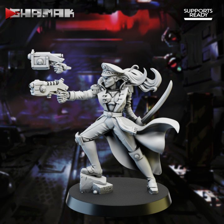 First born Commissar, Resin miniatures 11:56 (28mm / 32mm) scale - Ravenous Miniatures
