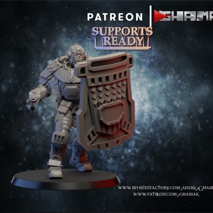 First born Immagen squad, Resin miniatures 11:56 (28mm / 32mm) scale - Ravenous Miniatures