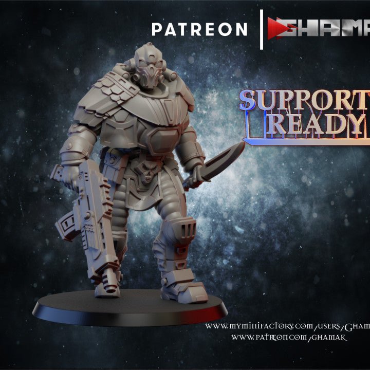 First born Immagen squad, Resin miniatures 11:56 (28mm / 32mm) scale - Ravenous Miniatures