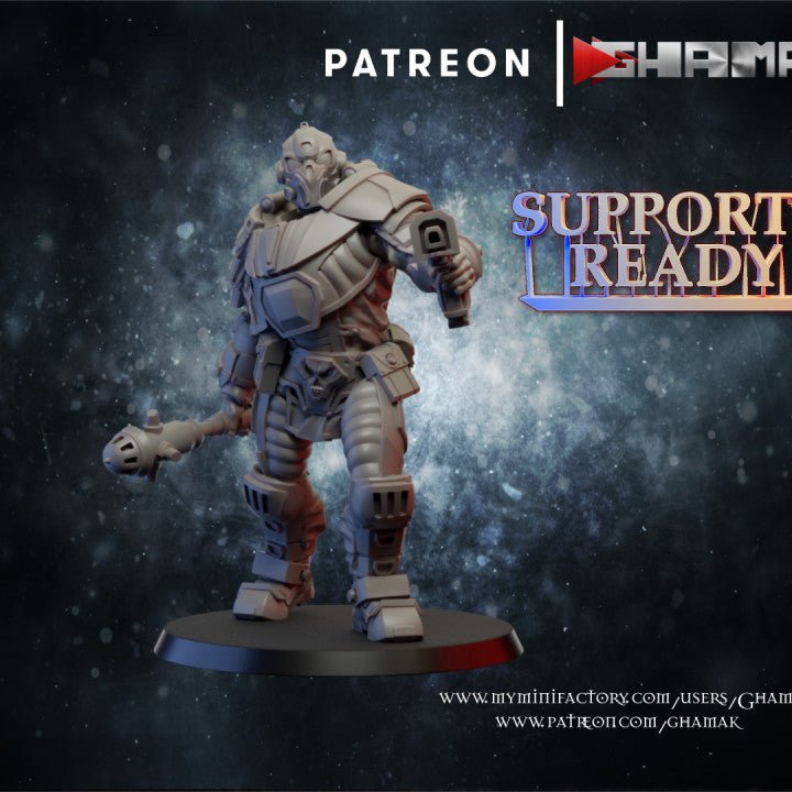 First born Immagen squad, Resin miniatures 11:56 (28mm / 32mm) scale - Ravenous Miniatures
