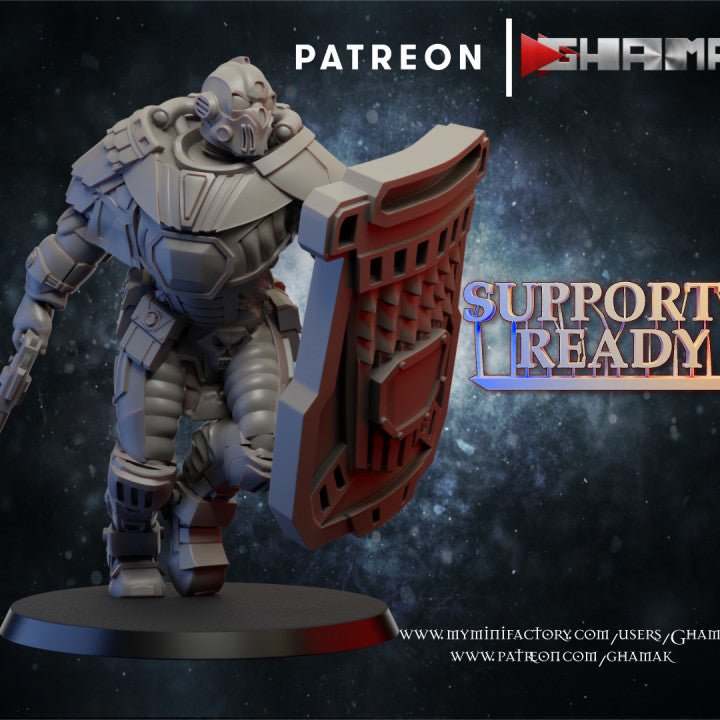First born Immagen squad, Resin miniatures 11:56 (28mm / 32mm) scale - Ravenous Miniatures