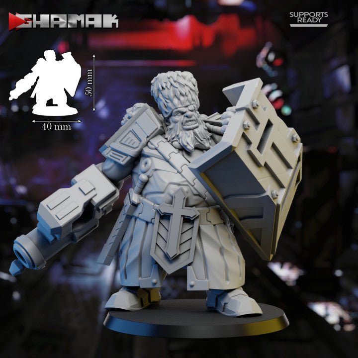 First born Ogre squad, Resin miniatures 11:56 (28mm / 32mm) scale - Ravenous Miniatures