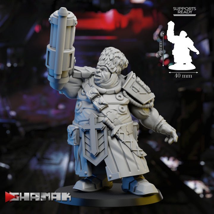 First born Ogre squad, Resin miniatures 11:56 (28mm / 32mm) scale - Ravenous Miniatures