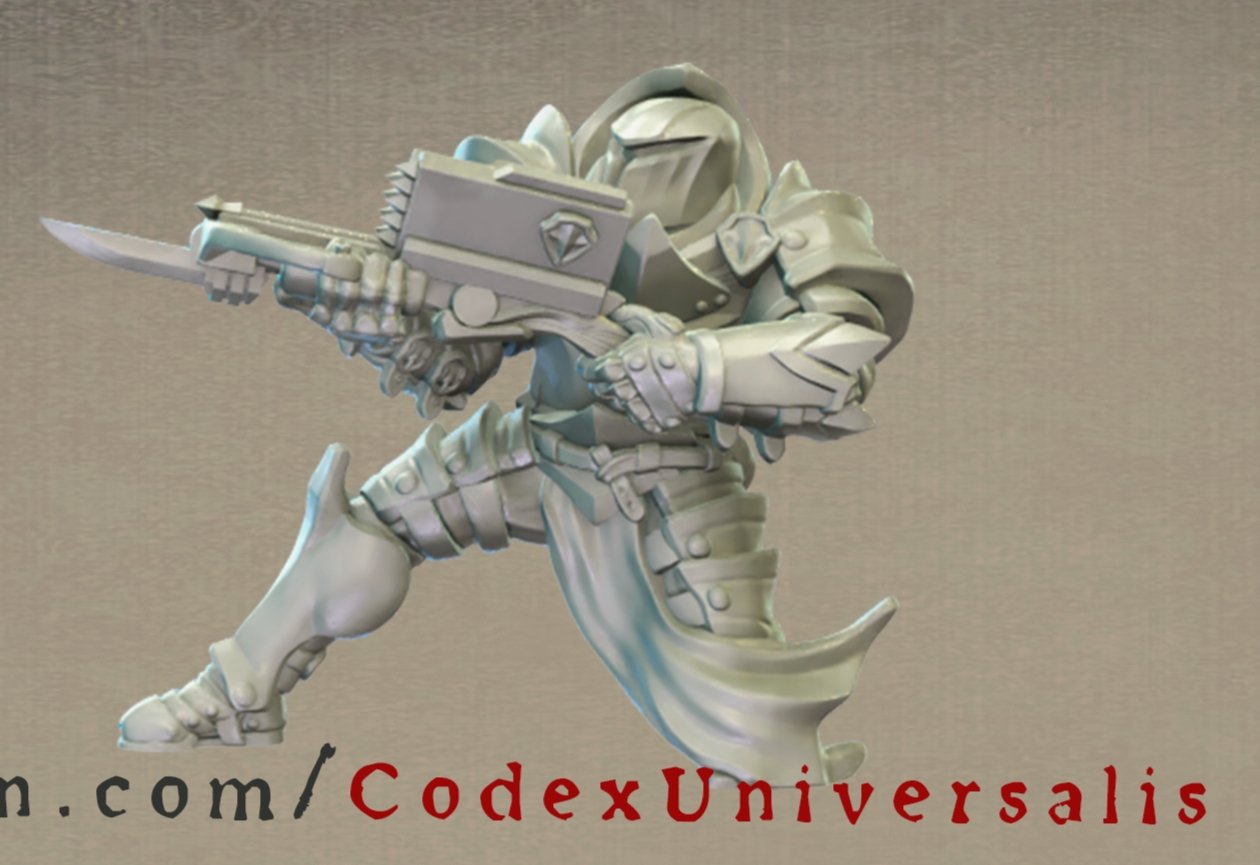 first knight set 1, 3d Printed Miniatures by Codex Universalis - Ravenous Miniatures