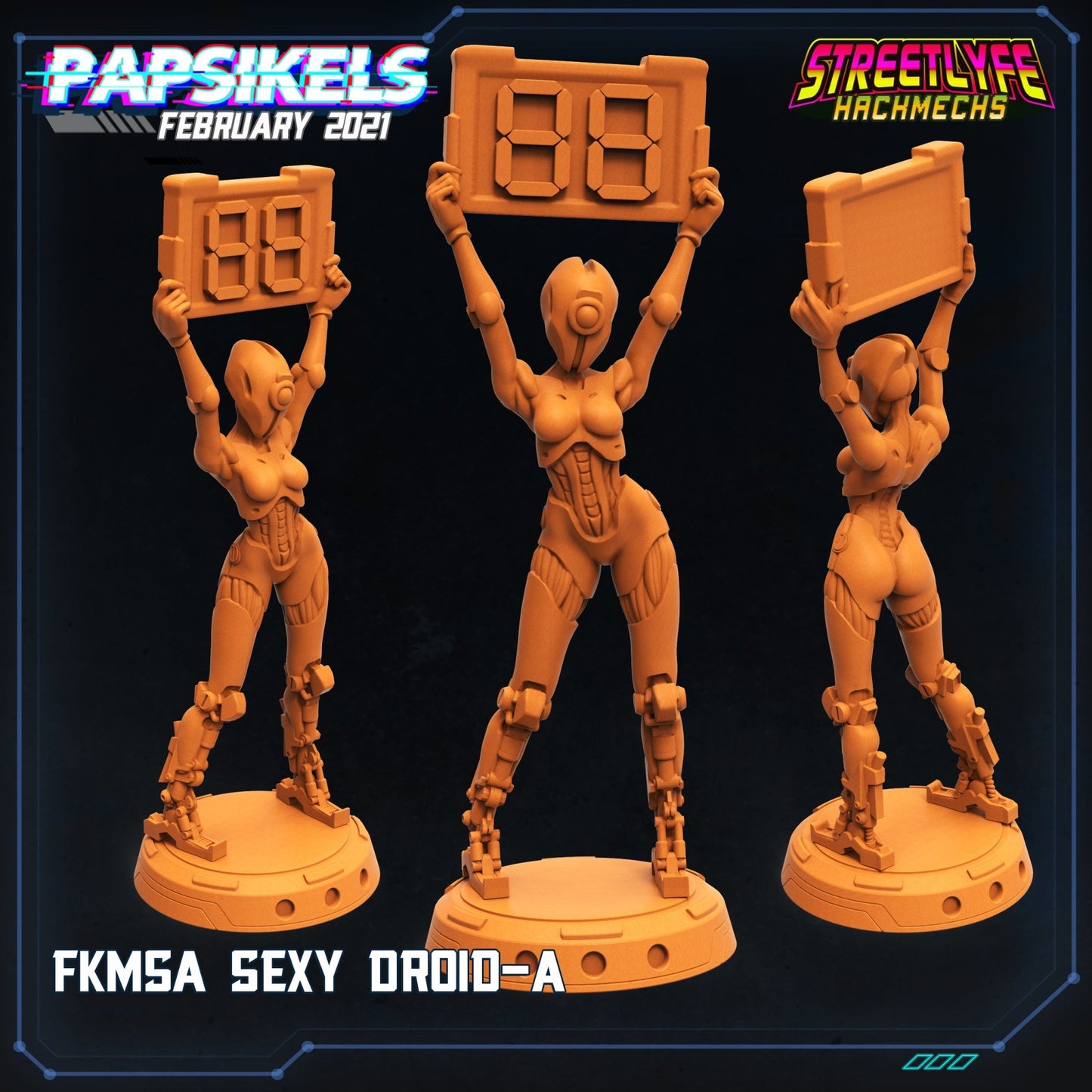 FKMSA Ring droid, 3d Printed Resin Miniatures - Ravenous Miniatures