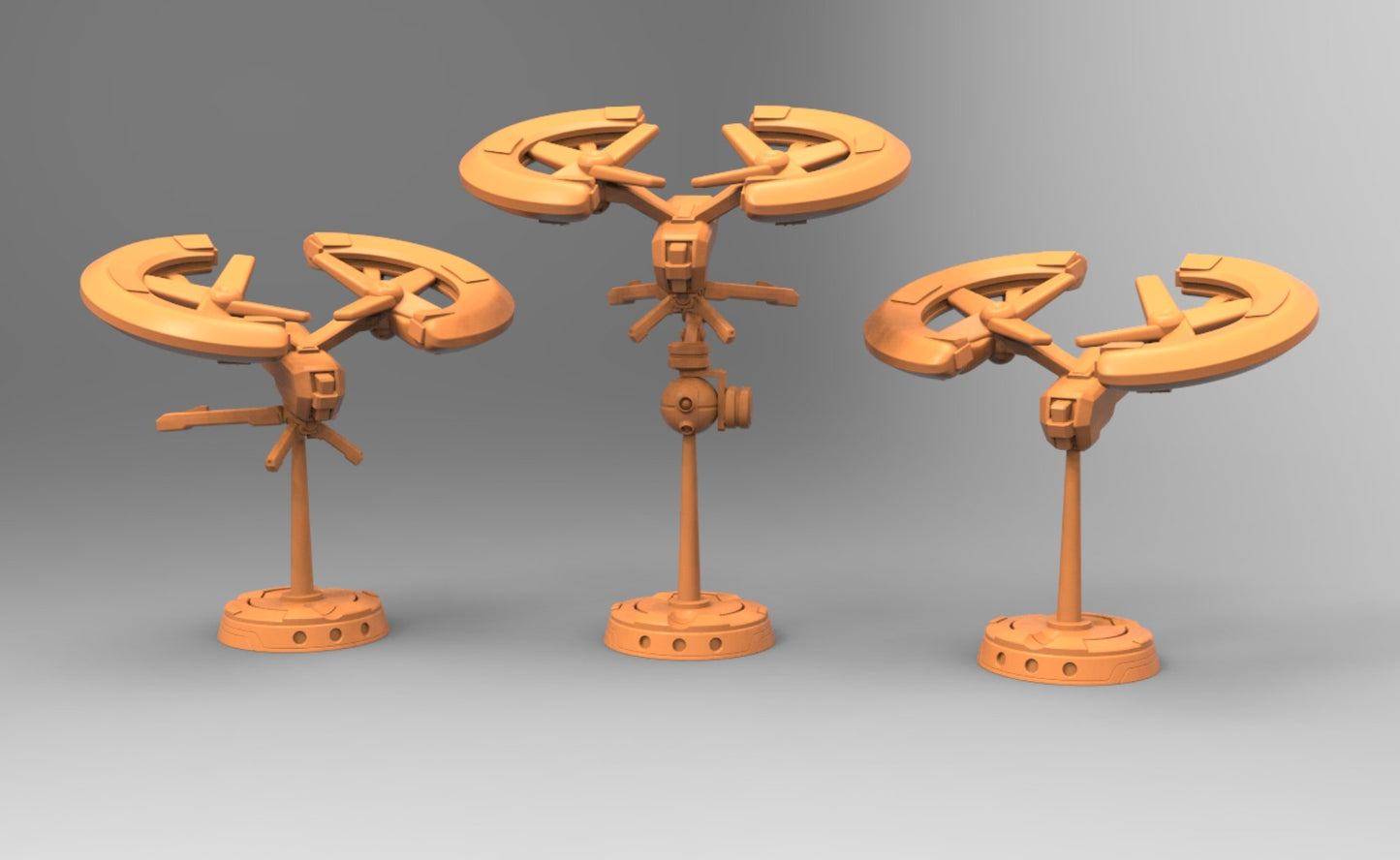 FKMSA Spy Drone, 3d Printed Resin Miniatures - Ravenous Miniatures
