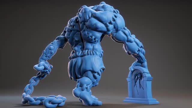 FleshGolem, Resin miniatures 11:56 (28mm / 34mm) scale - Ravenous Miniatures