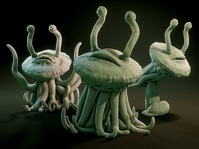 floomth, Resin miniatures 11:56 (28mm / 34mm) scale - Ravenous Miniatures