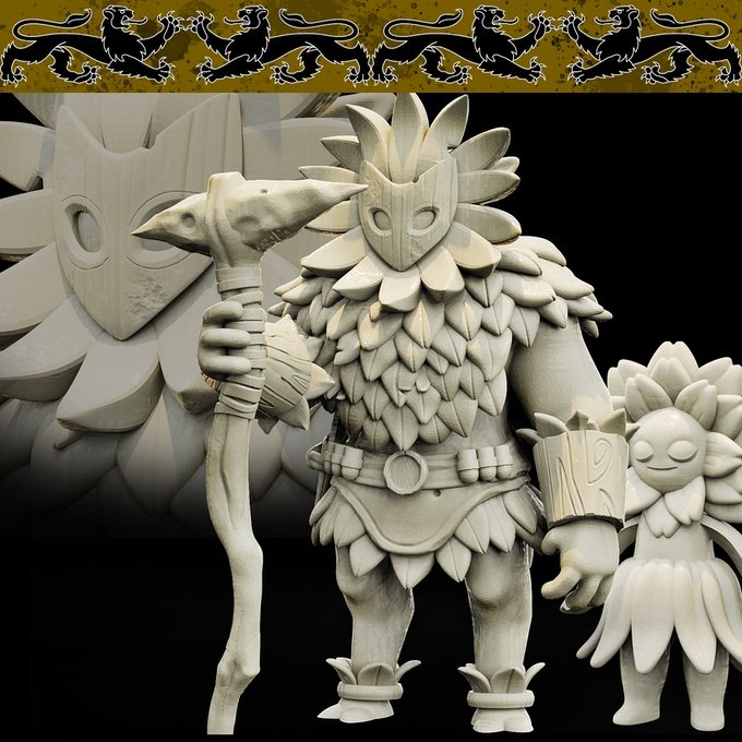 Forest Minions, Resin miniatures 11:56 (28mm / 34mm) scale - Ravenous Miniatures