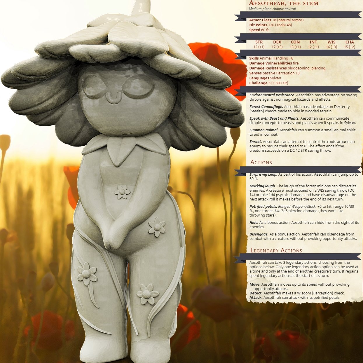 Forest Minions, Resin miniatures 11:56 (28mm / 34mm) scale - Ravenous Miniatures