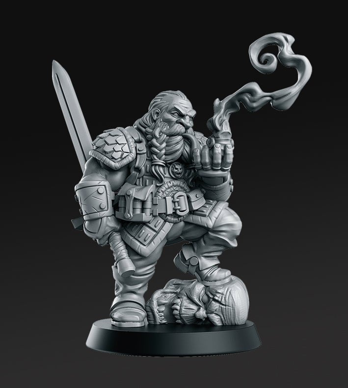 Garaldir, Resin Miniatures by RN E studio - Ravenous Miniatures