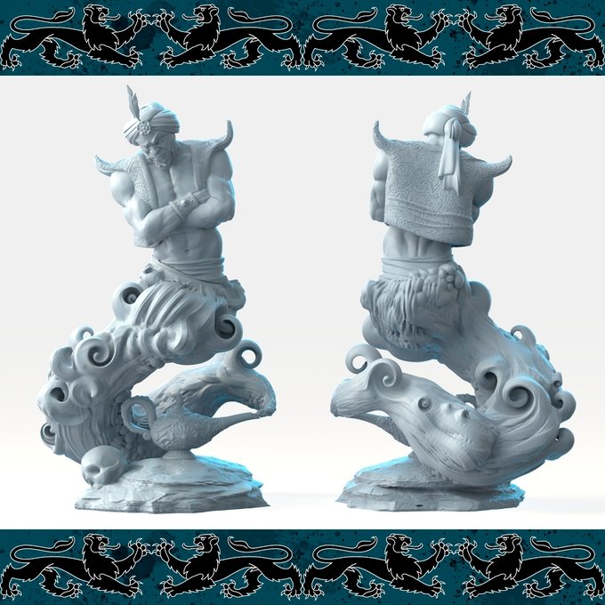 Genie, Resin miniatures - Ravenous Miniatures