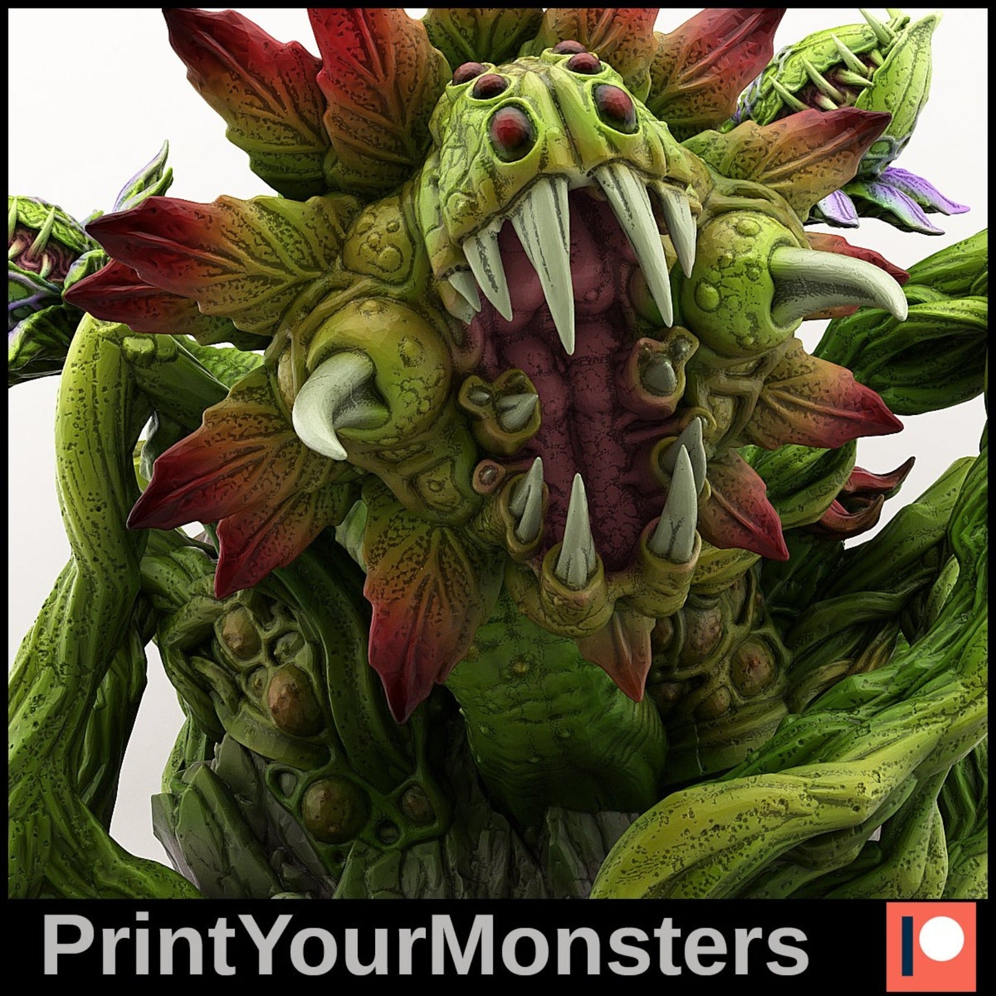 Giant Carnivorous plant, resin miniatures for TTRPG and wargames - Ravenous Miniatures