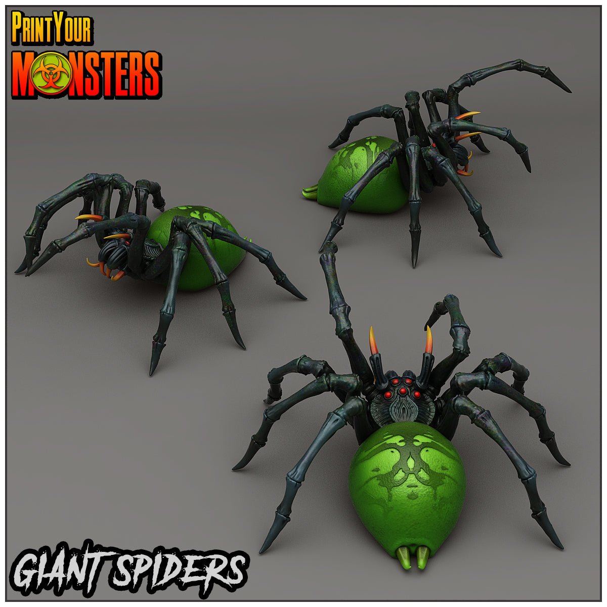 Giant spider, resin miniatures for TTRPG and wargames - Ravenous Miniatures