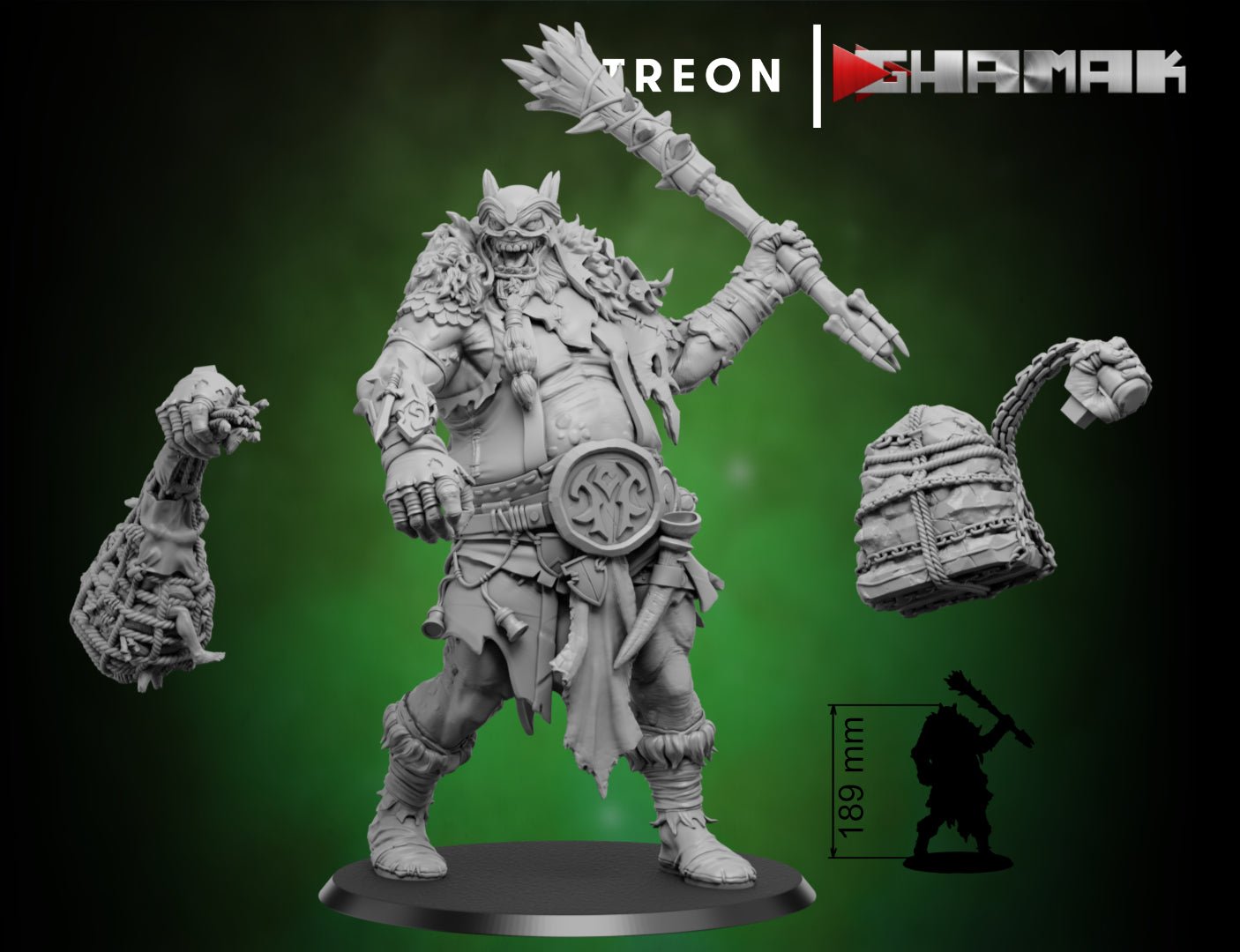 Giants, Resin miniatures 11:56 (28mm / 32mm) scale - Ravenous Miniatures