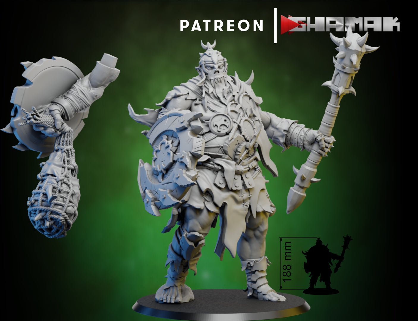 Giants, Resin miniatures 11:56 (28mm / 32mm) scale - Ravenous Miniatures