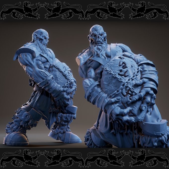 GiantZombie, Resin miniatures 11:56 (28mm / 34mm) scale - Ravenous Miniatures