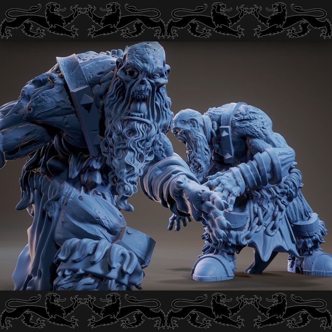GiantZombie, Resin miniatures 11:56 (28mm / 34mm) scale - Ravenous Miniatures