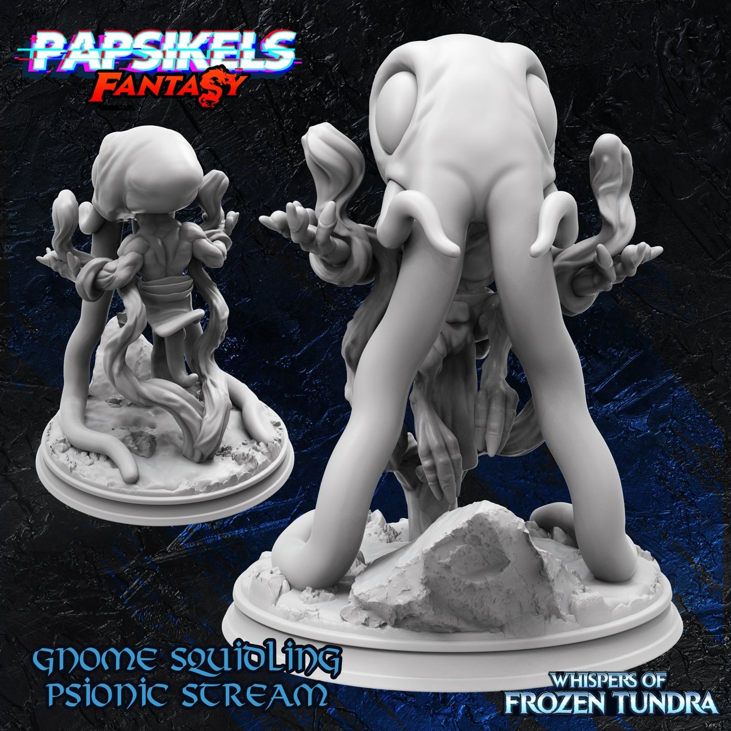 Gnome Squidlings, 3d Printed Resin Miniatures - Ravenous Miniatures