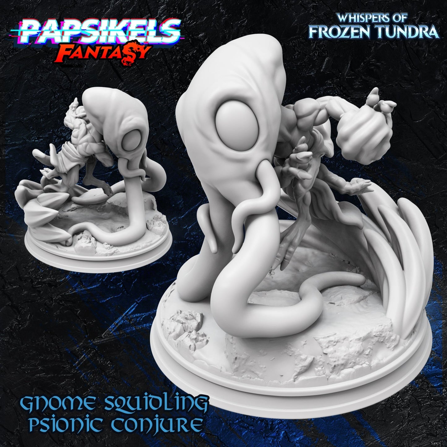 Gnome Squidlings, 3d Printed Resin Miniatures - Ravenous Miniatures