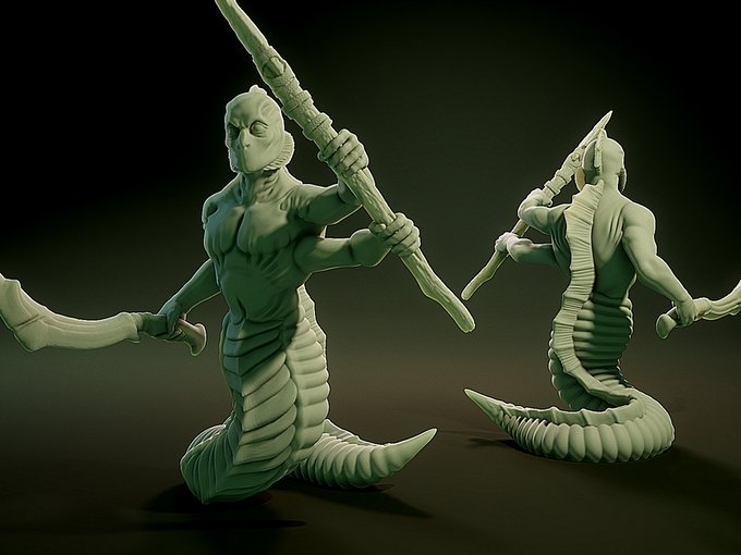 Gnor, Resin miniatures 11:56 (28mm / 34mm) scale - Ravenous Miniatures