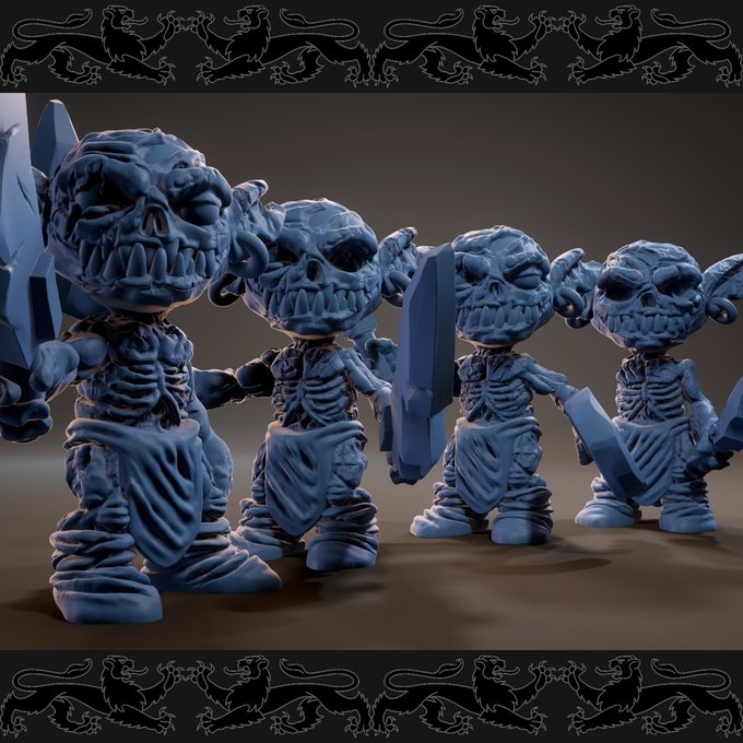 GoblinZombie, Resin miniatures 11:56 (28mm / 34mm) scale - Ravenous Miniatures