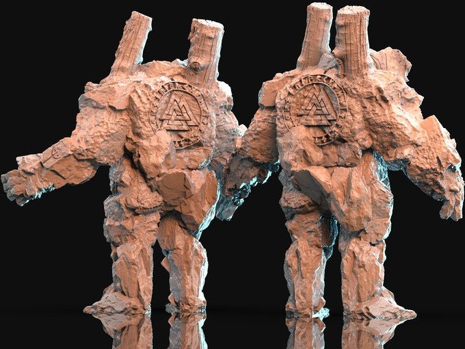 Golem , Resin miniatures 11:56 (28mm / 32mm) scale - Ravenous Miniatures