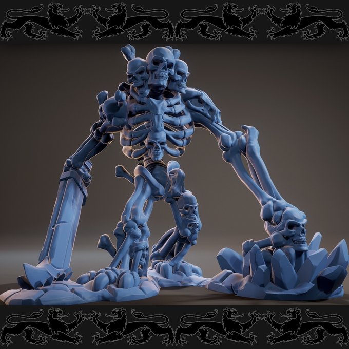 GolemBone, Resin miniatures 11:56 (28mm / 34mm) scale - Ravenous Miniatures