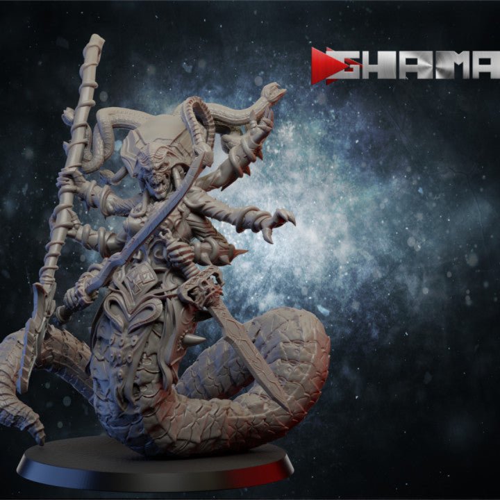 Gorgon, Resin miniatures 11:56 (28mm / 32mm) scale - Ravenous Miniatures
