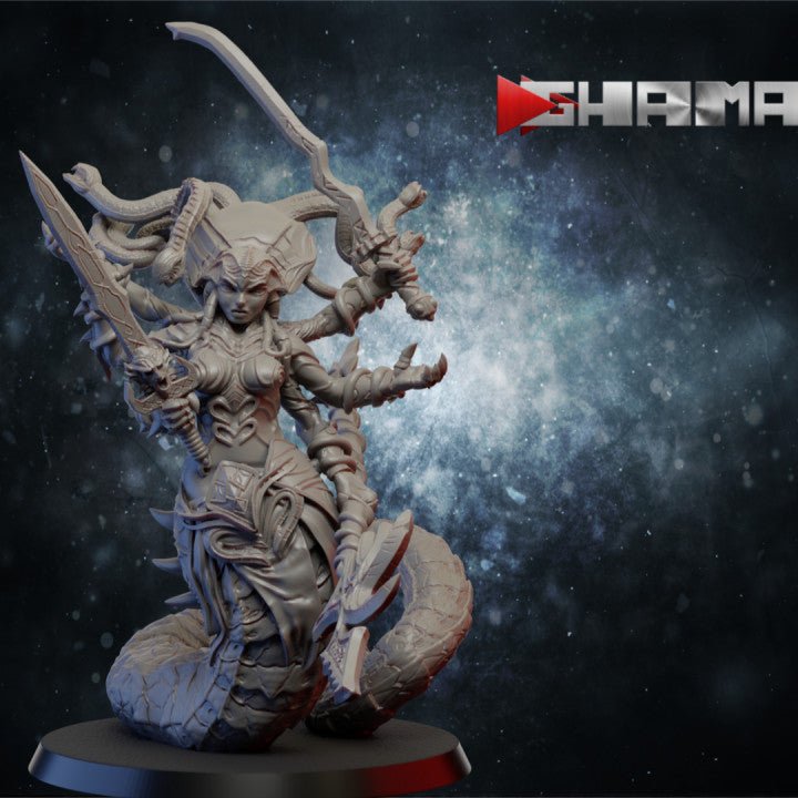Gorgon, Resin miniatures 11:56 (28mm / 32mm) scale - Ravenous Miniatures