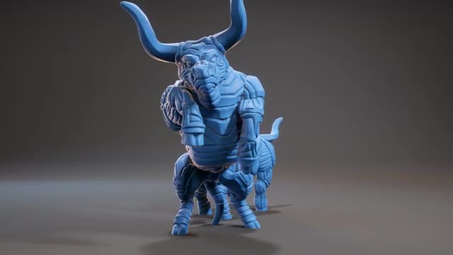 Gorgon, Resin miniatures 11:56 (28mm / 34mm) scale - Ravenous Miniatures