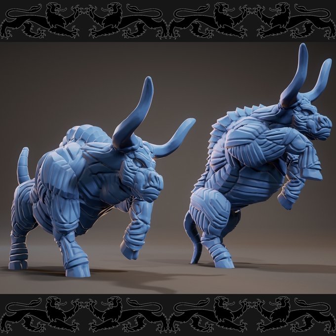 Gorgon, Resin miniatures 11:56 (28mm / 34mm) scale - Ravenous Miniatures