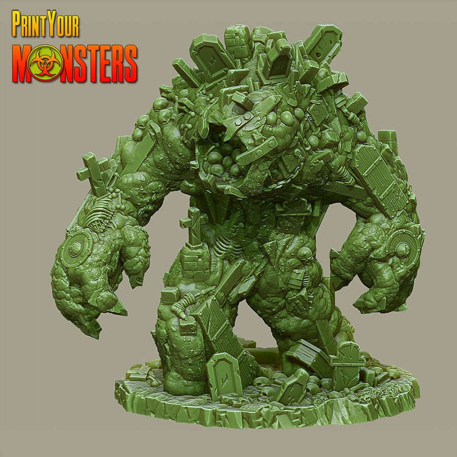 Graveyard Elemental (60mm), 28/32mm resin miniatures for TTRPG and wargames - Ravenous Miniatures